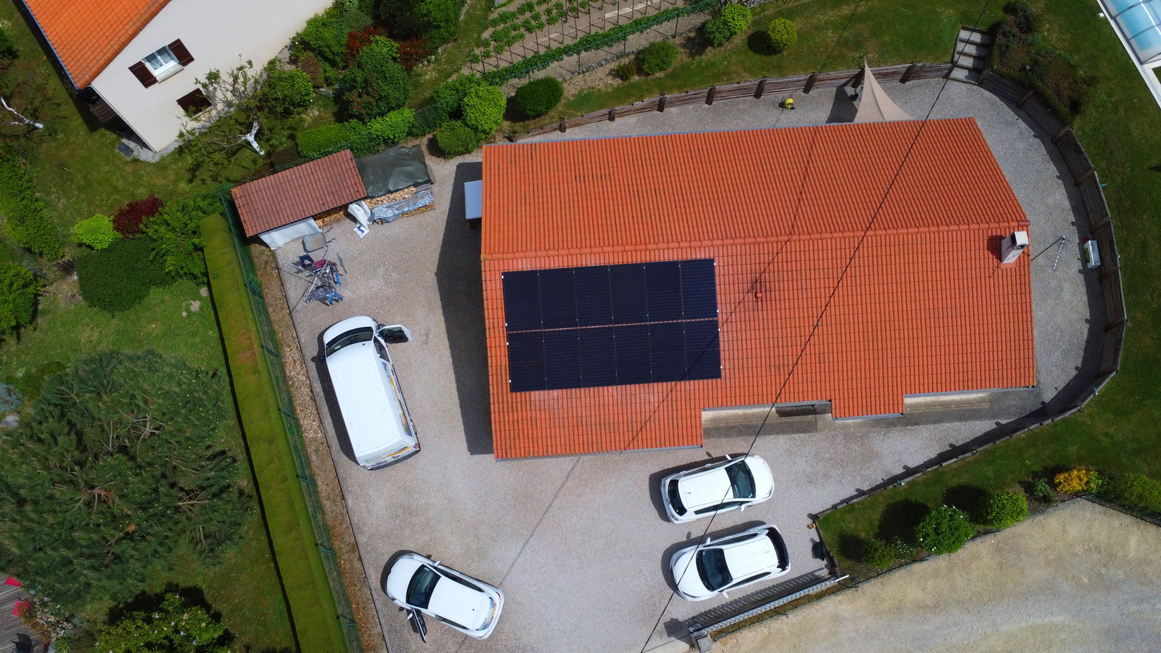 Nouvelle installation solaire photovoltaïque aux Villettes